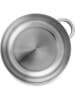 Normani Outdoor Sports Edelstahlteller mit Griff South Carolina in Silber