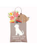 Mr. & Mrs. Panda Tasche Labrador Freund mit Spruch in Braun Pastell
