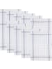 Erwin Müller Jacquard, Halbleinen, Leinen / Halbleinen Geschirrtuch 10er-Pack in blau