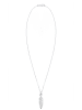 Elli Halskette 925 Sterling Silber Feder in Silber