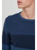 BLEND Strickpullover in blau