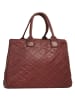 Samantha Look Handtasche echt Leder in bordeaux