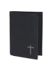 oxmox New Cryptan Geldbörse RFID Schutz 13 cm schwarz-freedom cross grey