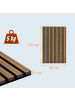 relaxdays 2 x Akustikpaneele in Natur - (B)60 x (H)120 cm