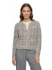 Betty Barclay Casual-Strickjacke mit aufgesetzten Taschen in Patch Grey/Beige