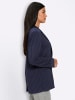 Heine Jersey-Blazer in marine-silberfarben Nadelstreifen