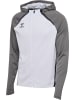 Hummel Reißverschluss Jacke Daumenlöcher Hmllead Herren in WHITE/STEEL GRAY