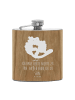 Mr. & Mrs. Panda Hipflask Rabe Sombrero mit Spruch in Braun