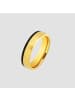 Adeliás Herren Ring aus Edelstahl in gold