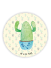 Mr. & Mrs. Panda Kühlschrankmagnet Kaktus Happy ohne Spruch in Kaktus Grün