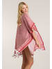 Olympia Bluse in weiss/rot