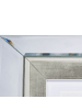 Beliani Fotorahmen MAKENI in Silber/Beige/Messing - (W) 50 x (H) 50 x (L) 2 cm Vertikal