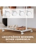 HOMCOM Garderobenständer in Weiß 68L x 43B x 171H cm