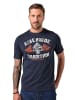 JP1880 Kurzarm T-Shirt in navy blau