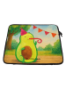 Mr. & Mrs. Panda Laptop Tasche Avocado Geburtstag Design ohne Sp... in Weiß