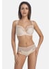 Teyli Mesh Slip mit floraler Spitze Exclusive in beige