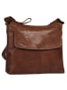 SPIKES & SPARROW Umhängetasche echt Leder in cognac