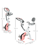 HOMCOM Heimtrainer,105cm x 48cm x 118cm,mehrfarbig