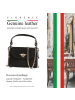 Florence Leder Umhängetasche Florence Tasche schwarz ca. 19cm