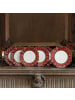 Villeroy & Boch Speiseteller rot Set 6tlg. Toy's Delight in rot|weiß