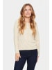 SAINT TROPEZ Strickjacke A8661, Classic fit in Jojoba Melange