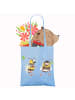 Mr. & Mrs. Panda Jutebeutel Hummeln Kleeblatt ohne Spruch in Sky Blue