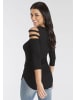 Melrose 3/4-Arm-Shirt in schwarz