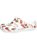 Sanita Comfortwear Clog "Globule Print" in Rot