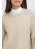 Oxmo Strickpullover OXBMMOLARA ONECK in Natur