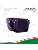 Toscanto Leder Gürteltasche Toscanto Tasche violett, mehrfarbig ca. 25cm