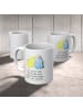 Mr. & Mrs. Panda Kindertasse Wellensittich Liebe mit Spruch in Weiß