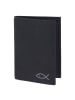 oxmox New Cryptan Geldbörse RFID Schutz 13 cm schwarz-freedom fish grey