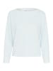 SAINT TROPEZ Langarm-Shirt JaraSZ Lockere Passform in Airy Blue Ice Stripe