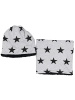TupTam Unisex Set Kinder Beanie Mütze Schlauchschal in grau/schwarz