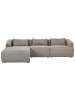 Beliani 4-tlg 3-Sitzer Sofa SVANSELE in Beige rechtsseitig