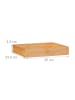 relaxdays Monitorständer in Natur - (B)56 x (H)12 x (T)27 cm