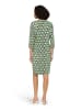 CARTOON Casual-Kleid mit Muster in Green/Yellow