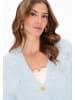faina Women Cardigan in light blue