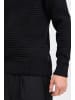 CASUAL FRIDAY Strickpullover CFKARL structured roll neck knit in Schwarz