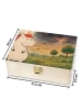 Mr. & Mrs. Panda Holz Teebox Einhorn Wut Design ohne Spruch in Weiß