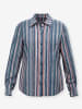 Sieh an! Langarm-Bluse in marine-rosenholz-gestreift