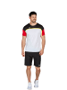 erima Herren Change By Erima T-Shirt in weiß/schwarz/rot