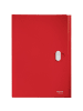 Leitz Projektmappe Recycle A4 PP 5 Fächer rot