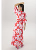 Aniston SELECTED Maxikleid in rot-weiß-rosa