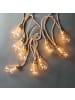 Butlers LED-Lichterkette BULB LIGHTS in Braun