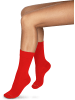 normani 1 Paar Socken Bi-Color in Rot/Apfelgrün