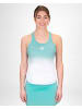 BIDI BADU Crew Tank - black in Aqua/Weiß