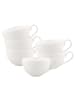 Villeroy & Boch 6er Set Café au lait Tasse Royal 370 ml weiß in weiß