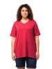 Ulla Popken Shirt in dunkel rosa