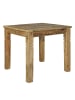 FineBuy Esstisch in Braun / Mango / 80x80x76